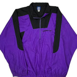 Umbro Oversized Windbreaker - Large Black Nylon