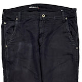 Dickies Carpenter Trousers - 34W 31L Black Cotton