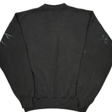 Hanes Sweatshirt - Large Black Cotton Blend