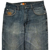 Rock & Roll Hall Of Fame Jeans - 32W 27L Blue Denim