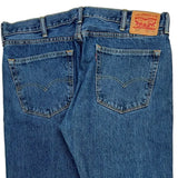 505 Levis Jeans - 38W 28L Blue Cotton