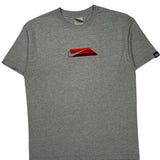 Nike T-Shirt - Large Grey Cotton