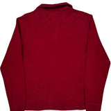 Polo By Ralph Lauren 1/4 Zip - Medium Red Cotton