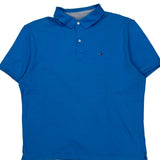 Tommy Hilfiger Polo Shirt - XL Blue Cotton