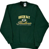 Green Bay Packers Pro Player Nfl Sweatshirt - Large Green Cotton Blend