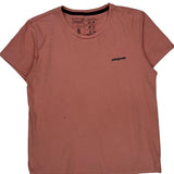 Save Our Home Planet Patagonia Graphic T-Shirt - Large Pink Cotton
