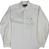 Ralph Lauren Shirt - XL White Cotton