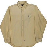 Polo By Ralph Lauren Shirt - XL Yellow Cotton