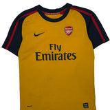 Arsenal Nike 2008-09 Away Football Shirt - XS Yellow Polyester