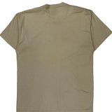 Single Stitch Delta Graphic T-Shirt - XL Beige Polyester Blend