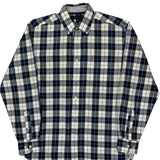 Tommy Hilfiger Checked Shirt - Small Gray Cotton