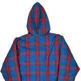 Age 18/20 The North Face Checked Puffer - XL Blue Down