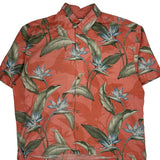 Jamaica Jaxx Floral Hawaiian Shirt - 2XL Green Silk