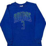 Raiders Adidas Long Sleeve T-Shirt - Medium Blue Cotton