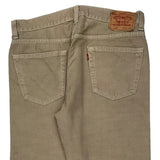 Levis 505 Jeans - 34W 32L Beige Cotton