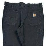 Carhartt Carpenter Pants - 38W 30L Black Cotton