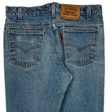 517 Orange Tab Levis Jeans - 32W 30L Blue Denim