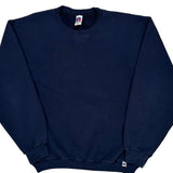 Russell Athletic Sweatshirt - Medium Navy Cotton
