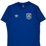 Youth Umbro Coastal Fc Football Shirt - Large Blue Polyester