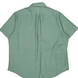 Ralph Lauren Striped Short Sleeve Shirt - 2XL Green Cotton