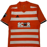 Soccer Club Of Rockford Adidas Football Shirt - Large Orange Polyester