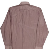 Boss Striped Shirt - Large Red Cotton