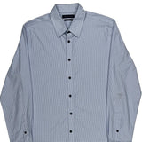 Tommy Hilfiger Slim Fit Shirt - Large Blue Cotton