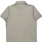 Tommy Hilfiger Slim Fit Polo Shirt - Large Grey Cotton