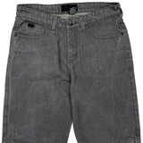 Southpole Denim Shorts - 34W 12L Grey Cotton