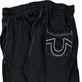 True Religion Joggers - Medium Black Cotton Blend