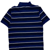 Polo By Ralph Lauren Striped Polo Shirt - Large White Cotton