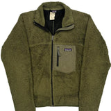 Patagonia Fleece Jacket - Small Green Polyester