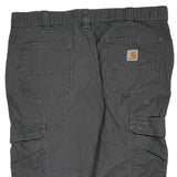 Carhartt Cargo Trousers - 38W 32L Grey Cotton Blend