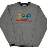 Disney Graphic Sweatshirt - Small Gray Cotton