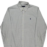 Ralph Lauren Checked Shirt - XL Blue Cotton