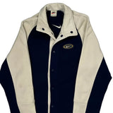 Nike Track Jacket - Small Blue Cotton