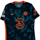 Chelsea Nike 2021/22 Third Football Shirt - Medium Blue Polyester