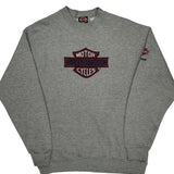 Motorcycles Harley Davidson Sweatshirt - Large Gray Cotton