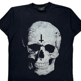 Single Stitch Unbranded Graphic T-Shirt - 2XL Black Cotton