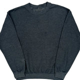 90S Blank Unbranded Sweatshirt - Medium Grey Cotton Blend