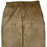 Carhartt Double Knee Carpenter Pants - 31W 32L Beige Cotton