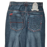 B-Fox Graphic Jeans - 33W 30L Blue Cotton