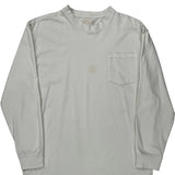 Dickies Long Sleeve T-Shirt - XL White Cotton