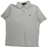 Polo By Ralph Lauren Polo Shirt - Large White Cotton