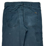 Hawx Workwear Carpenter Pants - 34W 32L Blue Cotton