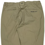 Oakley Trousers - 36W 30L Beige Polyester