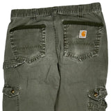 Carhartt Cargo Trousers - 31W 29L Green Cotton