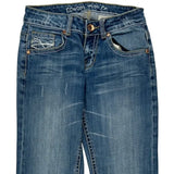 Unbranded Boot Cut Jeans - 25W UK 4 Blue Cotton Blend