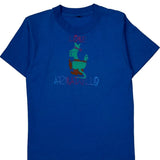Single Stitch Anthony Lakes Anvil Graphic T-Shirt - XS Blue Cotton