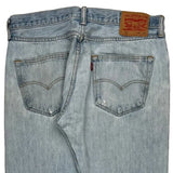 501 Levis Jeans - 34W 30L Light Wash Cotton